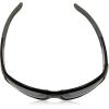Columbia mens Utilizer Wrap Sunglasses(Shiny Black W/Grey Rubber Polarized)