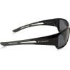 Columbia mens Utilizer Wrap Sunglasses(Shiny Black W/Grey Rubber Polarized)