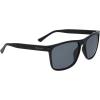 Columbia unisex-adult Boulder Ridge Rectangular Sunglasses(Black/Smoke Polarized)