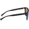 Columbia unisex-adult Boulder Ridge Rectangular Sunglasses(Matte Black/Green Polarized)