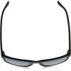 Columbia unisex-adult Boulder Ridge Rectangular Sunglasses(Matte Black/Smoke Polarized)