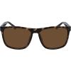 Columbia unisex-adult Boulder Ridge Rectangular Sunglasses(Shiny Tortoise/Brown)