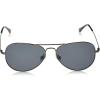 Columbia unisex-adult Norwester Aviator Sunglasses(Gunmetal/Smoke Polarized)