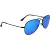 Columbia unisex-adult Norwester Aviator Sunglasses(Satin Black/Blue Polarized)