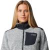 Columbia womens Arctic Crest Sherpa Full Zip(White/Black)