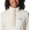 Columbia womens Benton Springs 1/2 Snap Pullover(Chalk/Ancient Fossil)