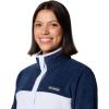 Columbia womens Benton Springs 1/2 Snap Pullover(Collegiate Navy/Snowdrift)