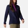 Columbia womens Benton Springs 1/2 Snap Pullover(Dark Nocturnal/Plum)