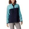 Columbia womens Benton Springs 1/2 Snap Pullover(Dark Nocturnal/Sea Wave)