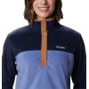 Columbia womens Benton Springs 1/2 Snap Pullover(Dark Nocturnal/Velvet Cove)