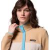 Columbia womens Benton Springs 1/2 Snap Pullover(Dark Stone/Canoe/Vintage Blue)
