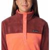Columbia womens Benton Springs 1/2 Snap Pullover(Juicy/Spice)