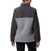 Columbia womens Benton Springs 1/2 Snap Pullover(Light Grey Heather/Shark)