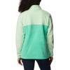 Columbia womens Benton Springs 1/2 Snap Pullover(Light Jade/Key West)