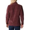 Columbia womens Benton Springs 1/2 Snap Pullover(Malbec/Bold Orange)