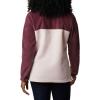 Columbia womens Benton Springs 1/2 Snap Pullover(Malbec/Mineral Pink)