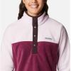 Columbia womens Benton Springs 1/2 Snap Pullover(Marionberry/Aura)