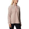Columbia womens Benton Springs 1/2 Snap Pullover(Mauve Vapor/Faux Pink)