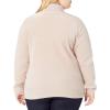 Columbia womens Benton Springs 1/2 Snap Pullover(Mauve Vapor/Faux Pink)