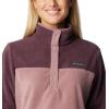 Columbia womens Benton Springs 1/2 Snap Pullover(Moonvista/Fig)