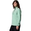 Columbia womens Benton Springs 1/2 Snap Pullover(New Mint/Rain Forest)