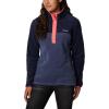 Columbia womens Benton Springs 1/2 Snap Pullover(Nocturnal/Dark Nocturnal)
