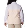 Columbia womens Benton Springs 1/2 Snap Pullover(Peach Blossom/Purple Tint/Spring Blue)