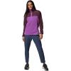 Columbia womens Benton Springs 1/2 Snap Pullover(Razzle/Moonvista)