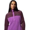 Columbia womens Benton Springs 1/2 Snap Pullover(Razzle/Moonvista)