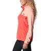 Columbia womens Benton Springs 1/2 Snap Pullover(Red Hibiscus/Coral Reef)