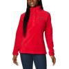 Columbia womens Benton Springs 1/2 Snap Pullover(Red Lily)