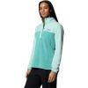 Columbia womens Benton Springs 1/2 Snap Pullover(Teal/Spray)