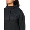 Columbia womens Cloud Point Hooded Fleece(Black)