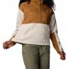 Columbia womens Cloud Point Hooded Fleece(Camel Brown/Dark Stone)