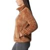 Columbia womens Fire Side Ii Sherpa Full Zip(Camel Brown)