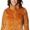 Columbia womens Fire Side Ii Sherpa Full Zip(Canyon Gold)