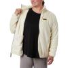 Columbia womens Fire Side Ii Sherpa Full Zip(Chalk)