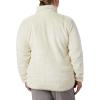 Columbia womens Fire Side Ii Sherpa Full Zip(Chalk)