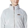 Columbia womens Fire Side Ii Sherpa Full Zip(Cirrus Grey)