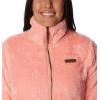 Columbia womens Fire Side Ii Sherpa Full Zip(Coral Reef)