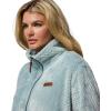 Columbia womens Fire Side Ii Sherpa Full Zip(Crushed Blue)