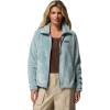 Columbia womens Fire Side Ii Sherpa Full Zip(Crushed Blue)