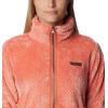 Columbia womens Fire Side Ii Sherpa Full Zip(Faded Peach)