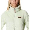 Columbia womens Fire Side Ii Sherpa Full Zip(Light Lime)