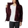Columbia womens Fire Side Ii Sherpa Full Zip(Malbec)