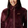 Columbia womens Fire Side Ii Sherpa Full Zip(Malbec)