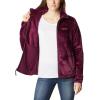 Columbia womens Fire Side Ii Sherpa Full Zip(Marionberry)