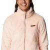 Columbia womens Fire Side Ii Sherpa Full Zip(Peach Blossom)