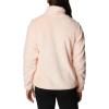 Columbia womens Fire Side Ii Sherpa Full Zip(Peach Blossom)