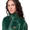 Columbia womens Fire Side Ii Sherpa Full Zip(Rain Forest)